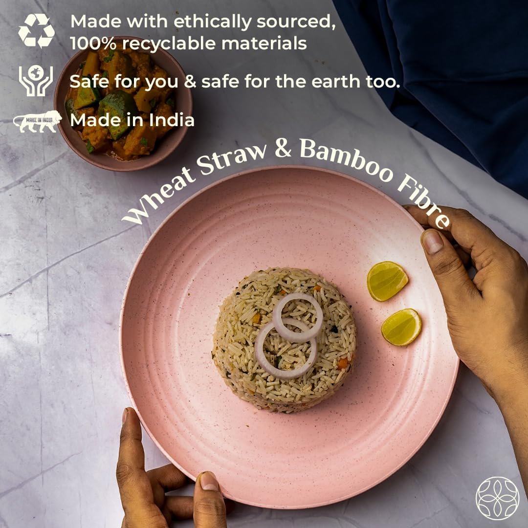 irida naturals planet friendly dinner plates set lightweight & unbreakable microwave safe serving plates for hot & cold servings, 10 inch pack of 4 (multicolor) irida naturals planet friendly dinner plates set lightweight & unbreakable microwave safe serving plates for hot & cold servings, 10 inch pack of 4 (multicolor)